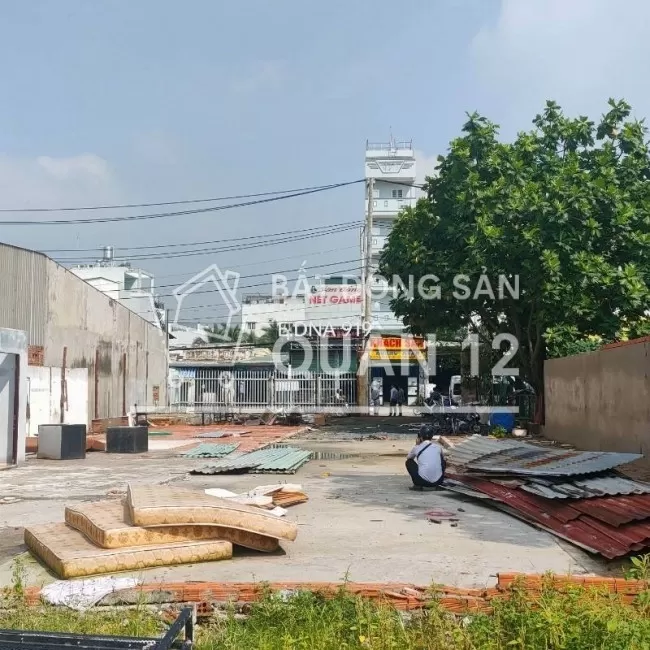 Quận 12, đất kinh doanh mặt tiền Hà Huy Giáp. Đường mở rộng 30m