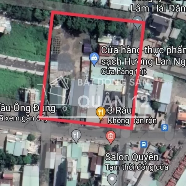 Chính Chủ Bán Đất Q12, Mặt Tiền Hà Huy Giáp..
