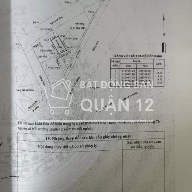 Bán 50m2 đất mặt tiền đường Quốc Lộ 1A, Phường Trung Mỹ Tây, Quận 12