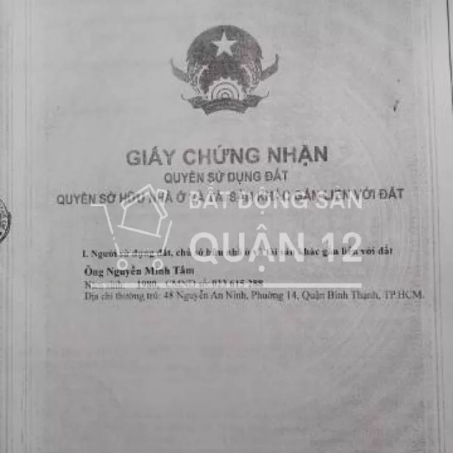 Bán đất vị trí đẹp An Phú Đông, Quận 12