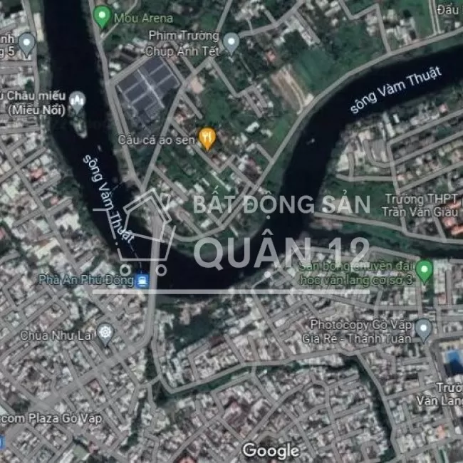 Chính chủ cần bán đất nền An Phú Đông, Q12 sẹc sông cách Vò Gấp 500m