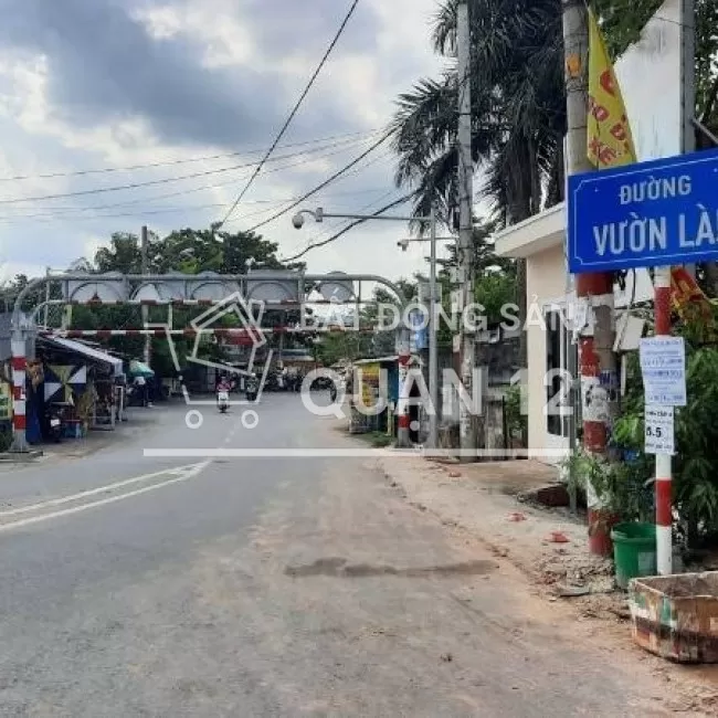 Bán gấp 486m2 đất Vườn Lài P An Phú Đông Q12 giá 48tr/m2 thổ cư 100%