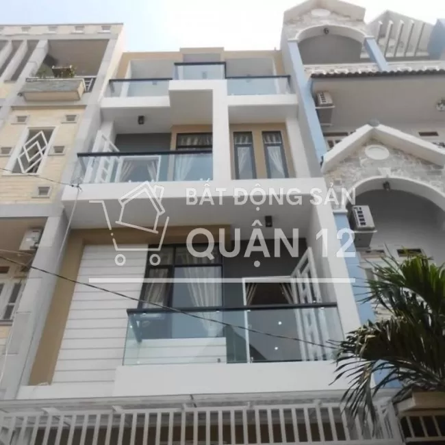 Nhà 4PN Q12- hẻm xe tải- 1T85 TL