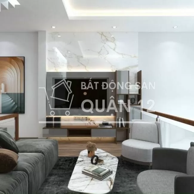 KHU NHÀ PHỐ BIỆT LẬP 1 TRỆT 3 LẦU 1 TUM TỐT NHẤT QUẬN 12 ,4TỶ850 200m2