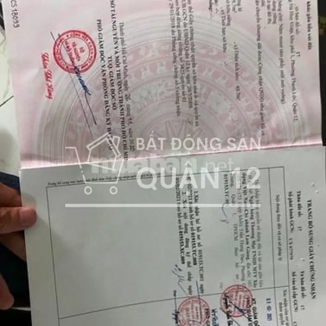 Bán nhà mới 2/ đường hà huy giáp chỉ 2.98 ty sổ hồng riêng đầy đủ