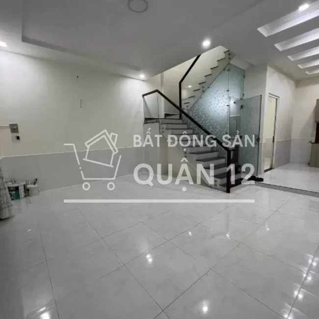 nhà quận 12 ngã tư ga vào hà huy giáp 1 lầu 