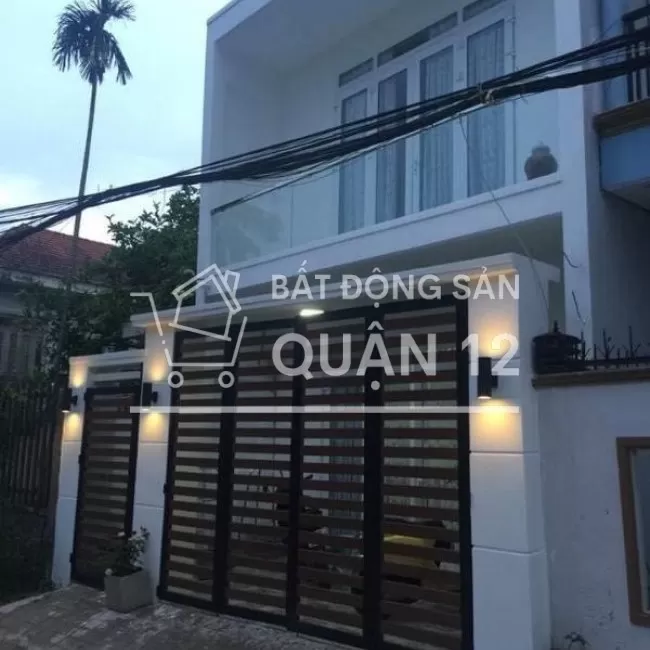 nhà quận 12 ngã tư ga vào hà huy giáp 1 lầu 
