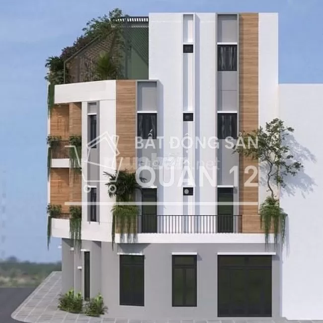 Nhà sổ hồng, mặt tiền đường, gần sông , 4PN DTSD 156m2, 5WC