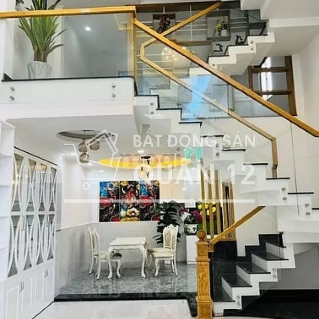 Nhà Đường Hà Huy Giáp Quận 12, 5Tầng, Thang Máy, FULL Nội Thất, Giá Rẻ