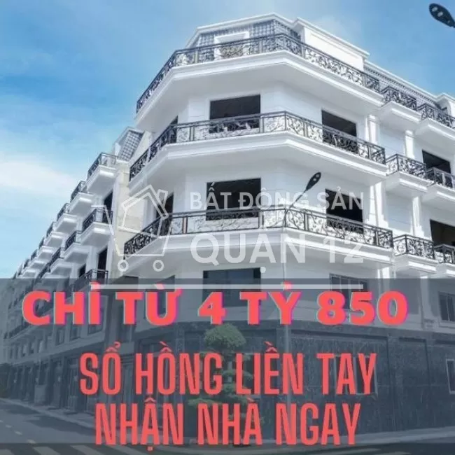 NHÀ PHỐ SHR 2 MẶT HƯỚNG SÔNG Q12