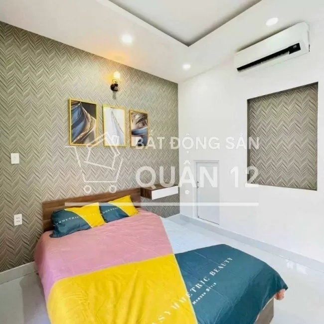 3.5 Tỷ Bán Nhà chính chủ SHR Q12 Hẻm 4m/ FULL nội Thất 