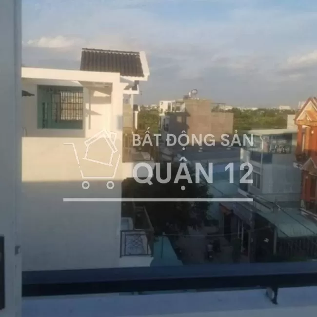 Nhà 1 trệt 3 lầu quận 12 đường thông 8m nhà đẹp