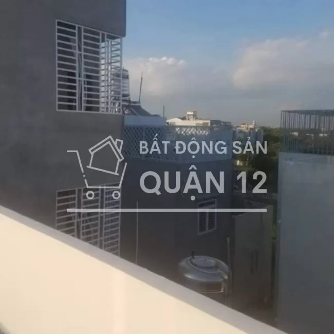 Nhà 1 trệt 3 lầu quận 12 đường thông 8m nhà đẹp