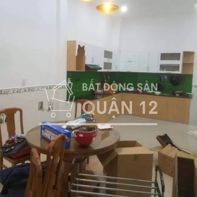 Nhà 1 trệt 3 lầu quận 12 đường thông 8m nhà đẹp