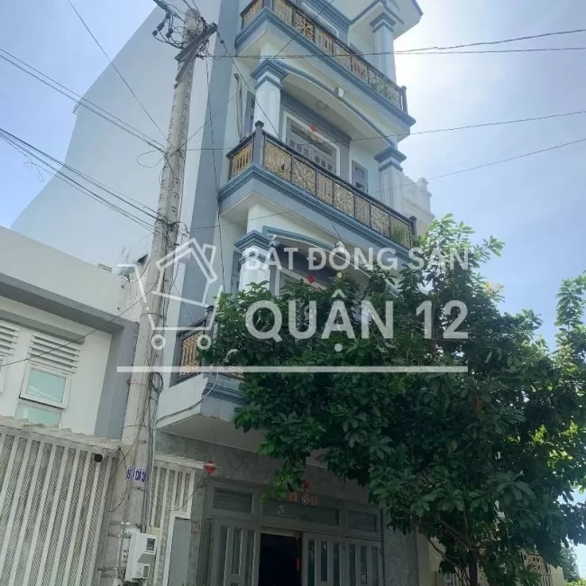 Nhà 4 tầng hẻm nhựa 8m Nguyễn Ảnh Thủ Q.12 5x12.5 giá 4.8 tỷ 