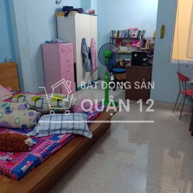 Nhà hẻm xe tải 1 sẹc Nguyễn Văn Quá, 4 x 18m, 3L