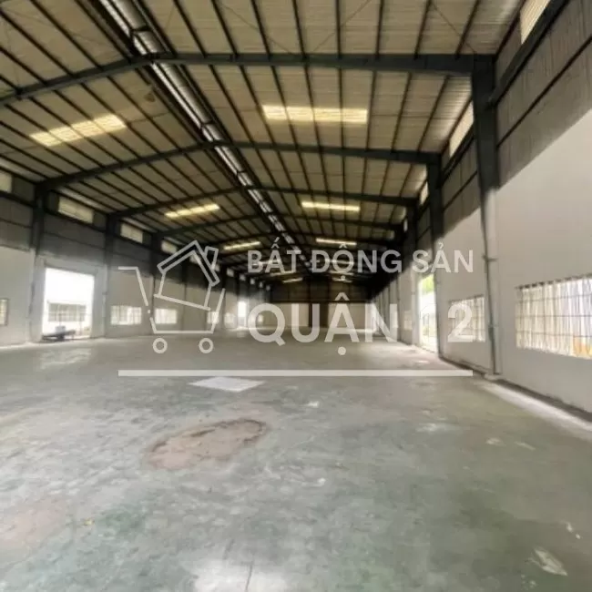 CHO THUÊ NHÀ XƯỞNG 1200m, 100triệu, CONT40f, QUẬN 12