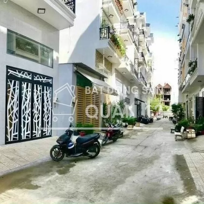 Nhà đầu hẻm 6m - q12-4PN - 1T99 TL