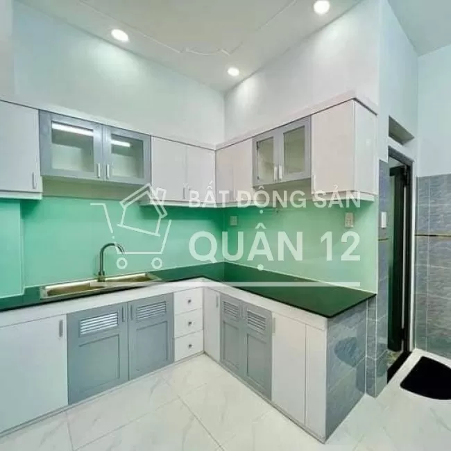 Nhà đầu hẻm 6m - q12-4PN - 1T99 TL