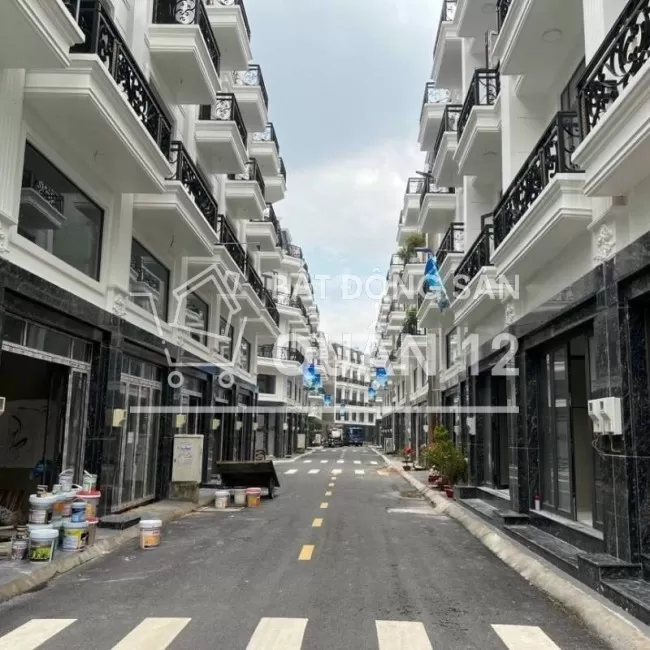 Mở bán 100 căn nhà phố trung tâm quận 12 đường Hà huy Giáp