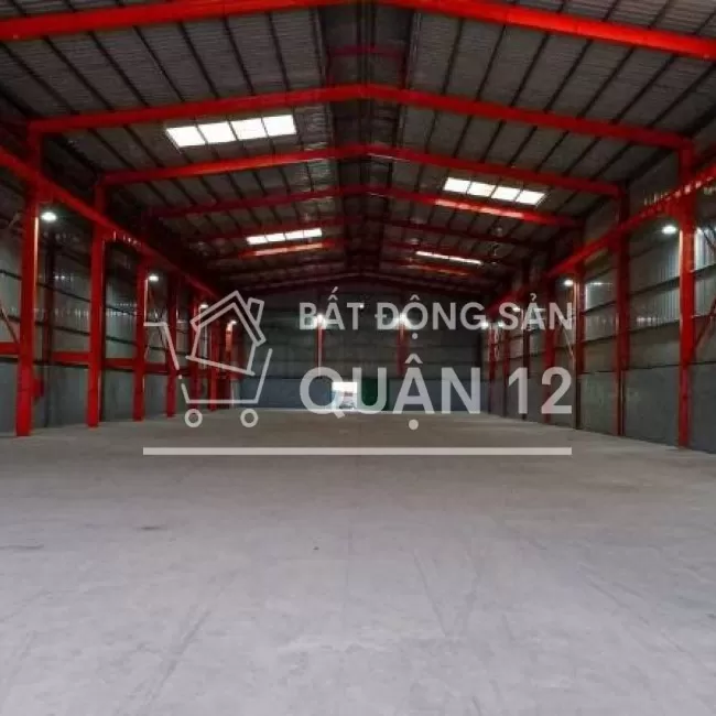 CHO THUÊ NHÀ XƯỞNG 1.700,8 m2 AN PHÚ ĐÔNG, QUẬN 12, TP. HCM