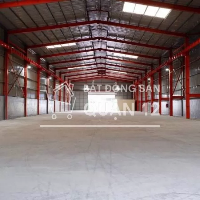 CHO THUÊ NHÀ XƯỞNG 1.700,8 m2 AN PHÚ ĐÔNG, QUẬN 12, TP. HCM