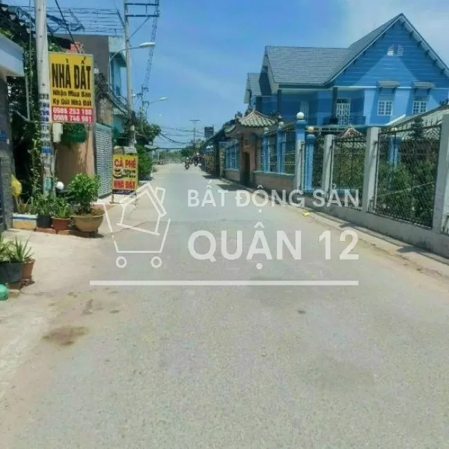 Bán đất 4x15 1 xẹt Thạnh Xuân 22 hẻm oto