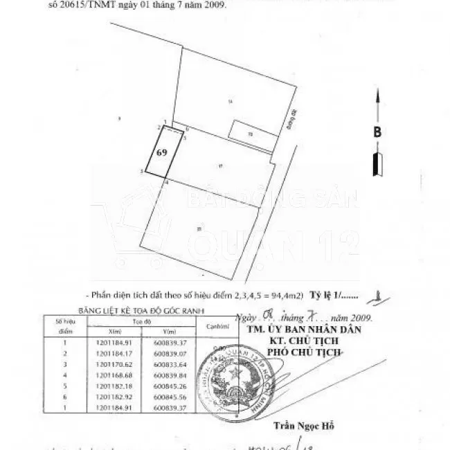 Bán gấp lô đất Quốc Lộ 1A, Phường Thạnh Xuân Q12, thổ cư 94m2