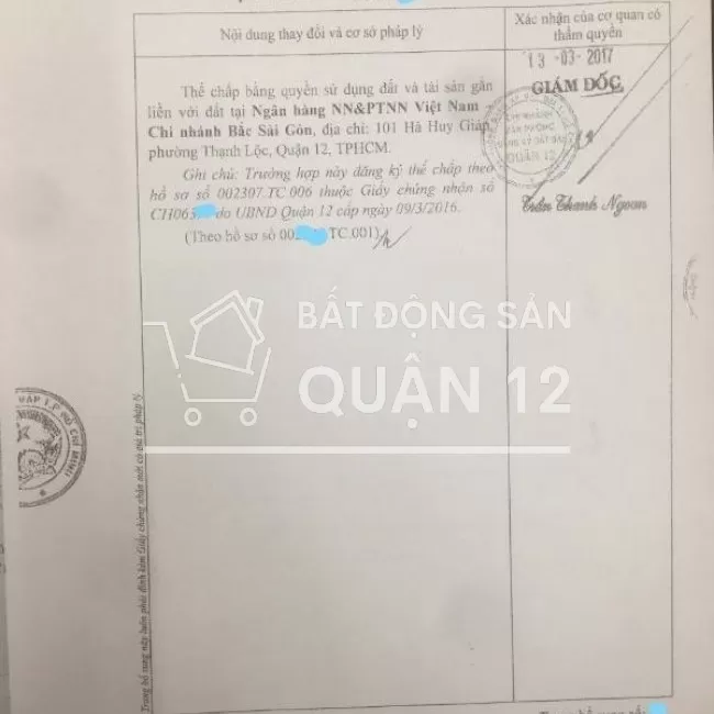 Cần bán gấp căn nhà đường Vườn Lài, P. An Phú Đông, Quận 12