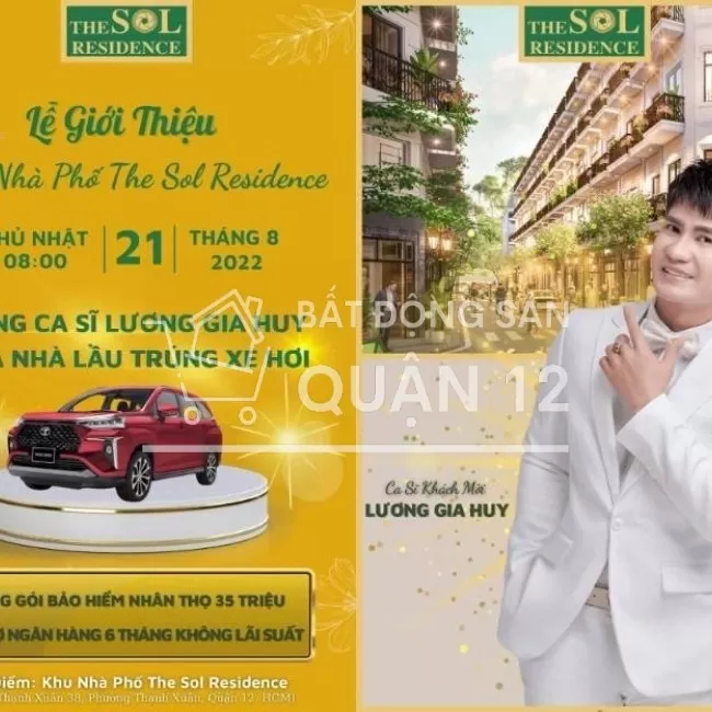 Thua lỗ chứng khoán bán nhà Vip Hà Huy Giáp TX Q12 The Sol Residence