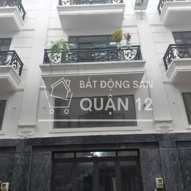 Bán nhà mới trệt 3 lầu gần Ngã Tư Ga Q12 giáp Gò Vấp chỉ 2,5 tỷ sở hữu