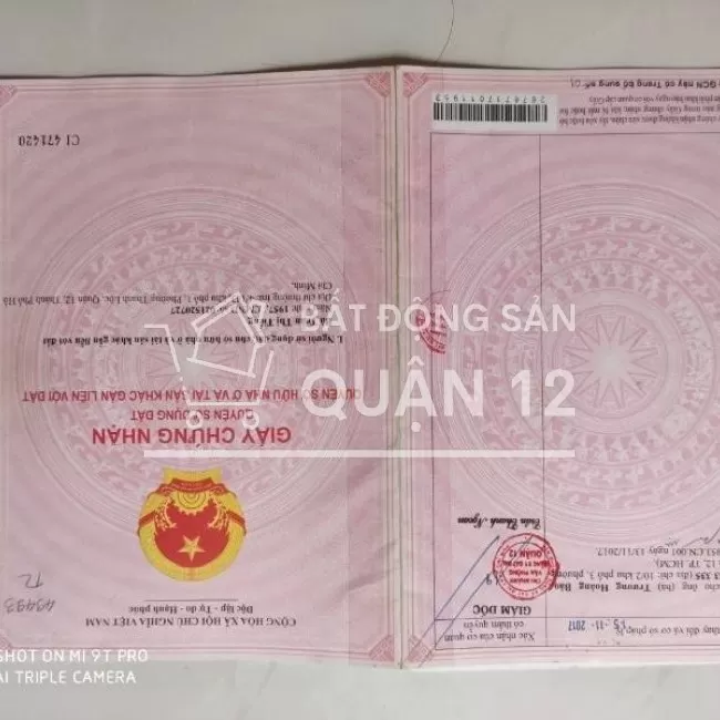 Nhà 1 lầu Hà Huy Giáp, Dt 3,2x10m, ô tô đến nhà