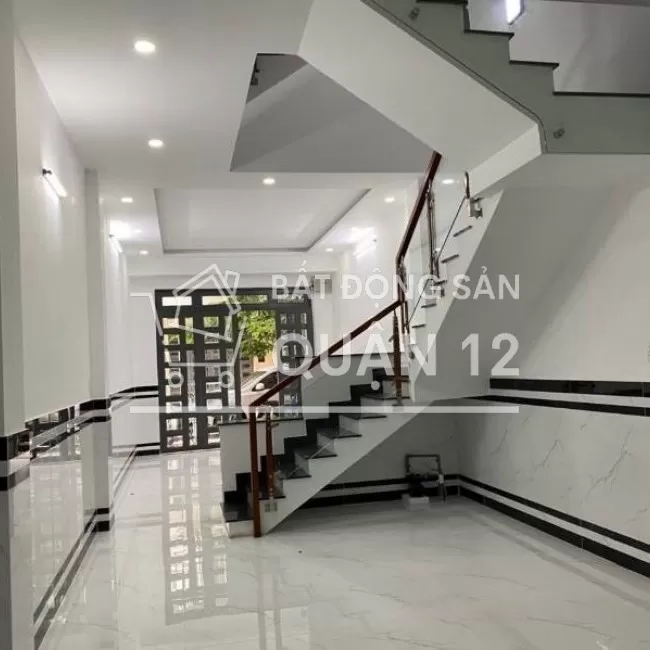 Nhà HXH khu quy hoạch -Hà Huy Giáp-Q12. 5 tầng mới hoàn công. 5,92 tỷ
