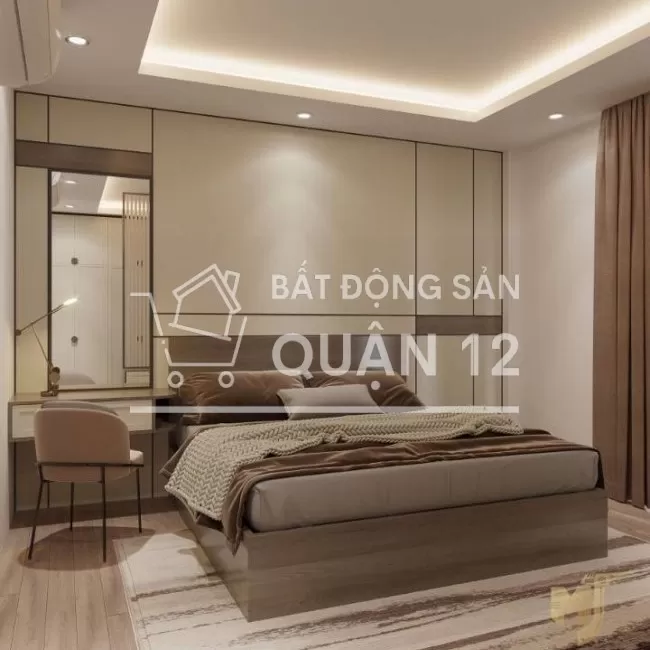 KHU NHÀ PHỐ BIỆT LẬP 1 TRỆT 3 LẦU 1 TUM TỐT NHẤT QUẬN 12 ,4TỶ850 200m2