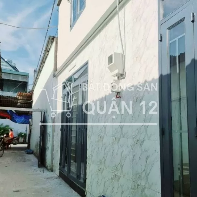 Bán nhà sổ hồng chung Hà Huy Giáp, Quận 12, 4x5m, trệt, 1 lầu, xây mới