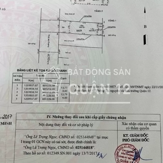 Nhà Phường Thạnh Xuân , TX 33 . 1 Trệt 1 lầu , 4*14m , 3,85 tỷ ,hẻm 6m