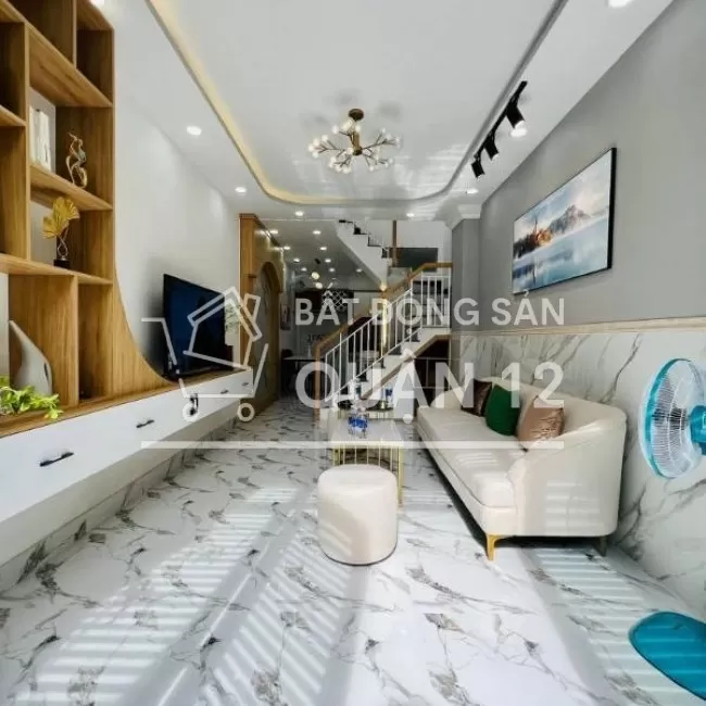 3.2 Tỷ ngay chợ hiệp Thành Quận 12 Hẻm xe hơi FULL Nội thất 
