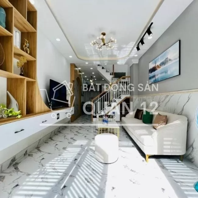 3.2 Tỷ ngay chợ hiệp Thành Quận 12 Hẻm xe hơi FULL Nội thất 