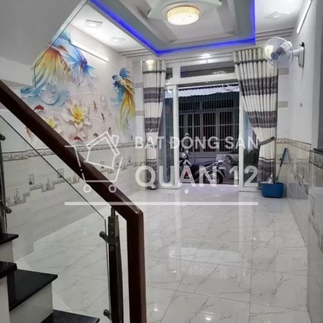 Nhà 1 trệt 2 lầu 1/ Hiệp Thành 13 ngay chợ Hiệp Thành 