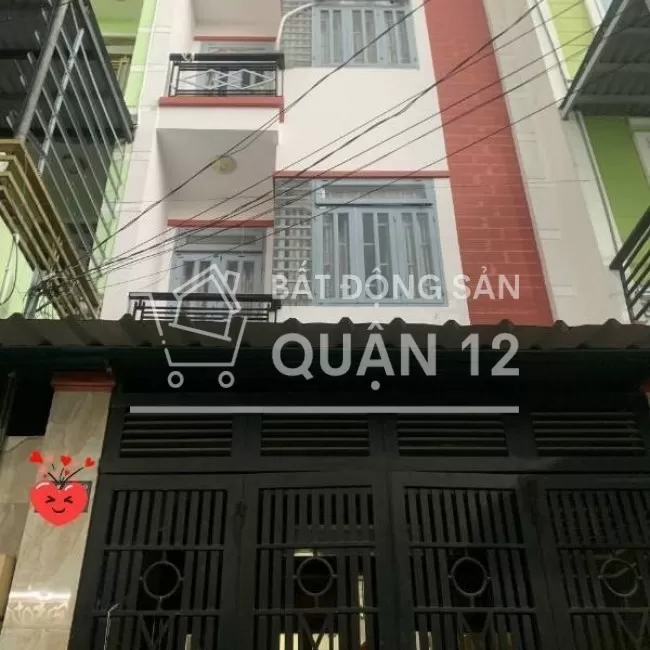 Nhà 3 tầng Huỳnh Thị Hai, p Tân Chánh Hiệp, gần chợ Ngã Ba Bầu chỉ 4tỷ