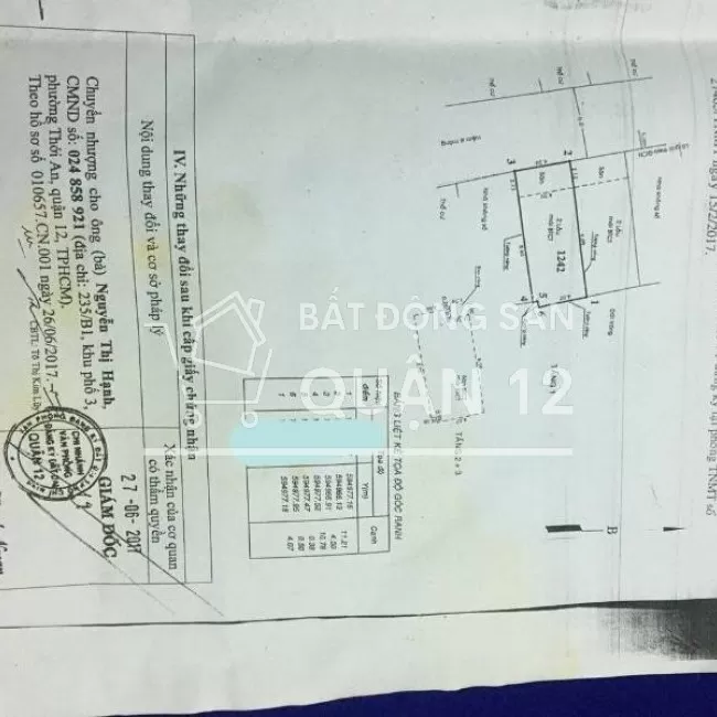 Nhà 3 tầng, hẻm ô tô 5m ngay Huỳnh Thị Hai p Tân Chánh Hiệp Chợ 3 Bầu
