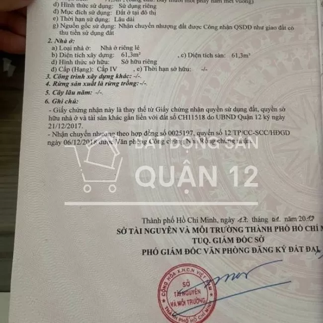 Bán nhà 1 xẹt Lâm Thị Hố , đối diện Hiệp Thành City, hẻm nhựa 6m thông