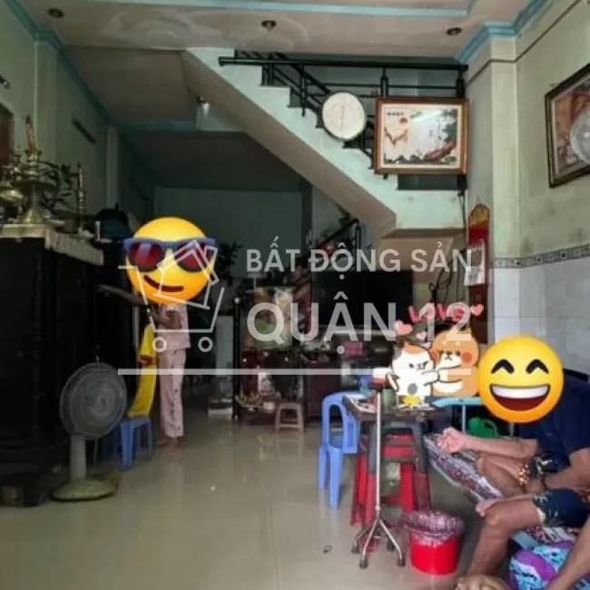 Nhà 1/ Hẻm 6m, 4x12m, 2 tầng, Hiệp Thành, Quận 12.