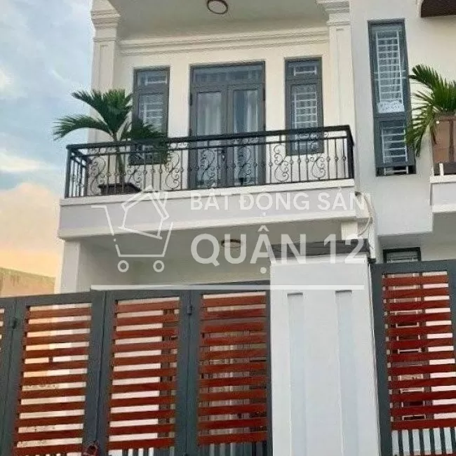 Nhà hẻm 6m thông -shr sang tên - p Hiệp Thành q12