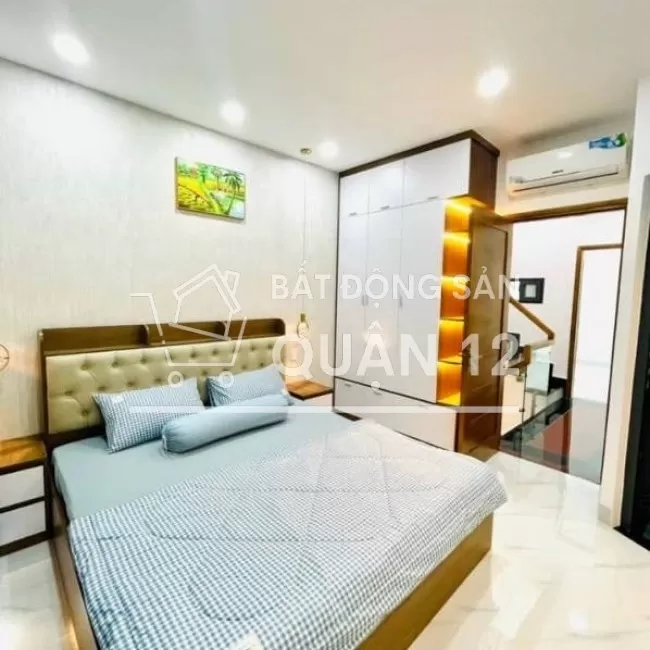 Nhà shr q12 - hẻm oto - mới xây thiết kế tâm huyết CĐT-3T15 TL