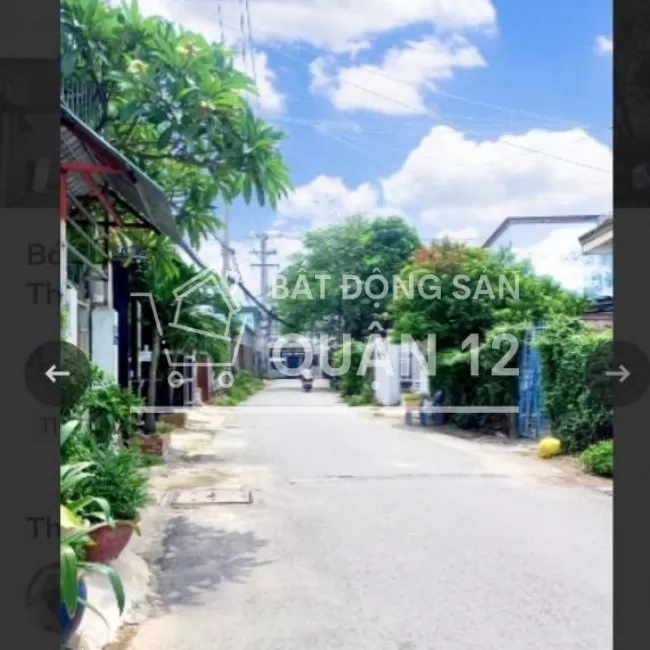 60m, NGUYỂN ẢNH THỦ, Q12, HẺM XE TẢI QUAY ĐẦU, NHỈNH 3 TỶ.
