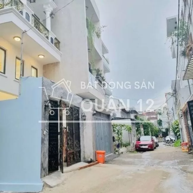 Nhà hẻm 7m - shr- Hiệp Thành q12- 4PN