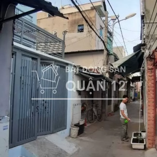 Nhà 1/ 1trệt 2lầu 64m2(4x16) Hẻm 3M, Ng V Quá Đông H Thuận Q12. 4tỷ350