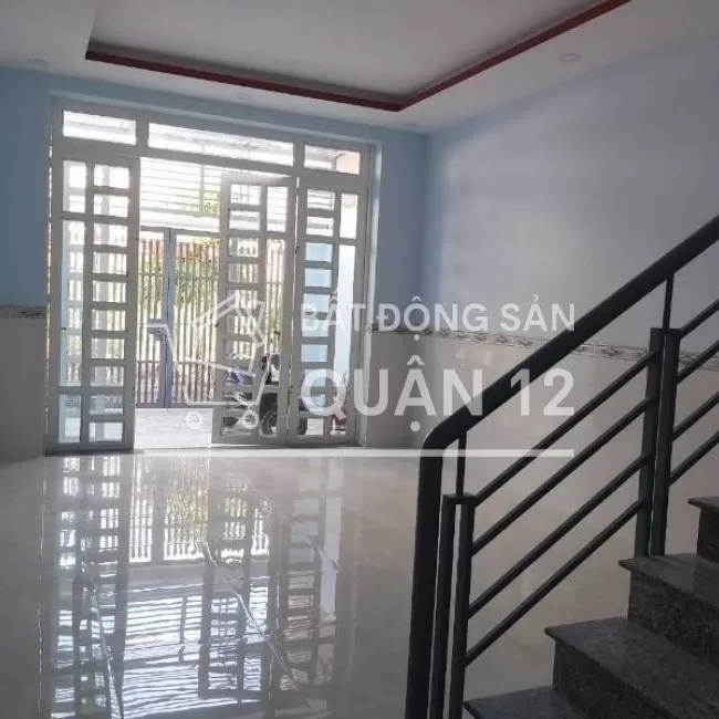Nhà 1/ 1trệt 2lầu 64m2(4x16) Hẻm 3M, Ng V Quá Đông H Thuận Q12. 4tỷ350
