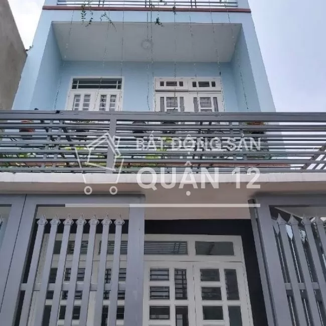 Nhà 1/ 1trệt 2lầu 64m2(4x16) Hẻm 3M, Ng V Quá Đông H Thuận Q12. 4tỷ350